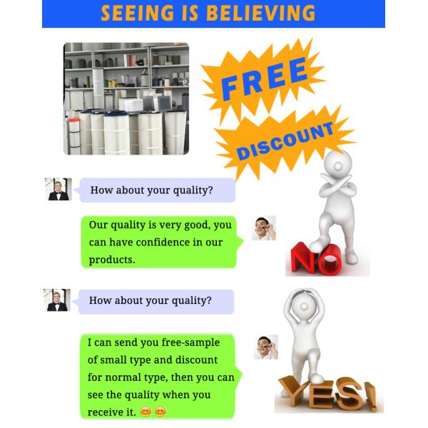 Профессиональный HEPA фильтр воздуха для пылесоса D325*1000 мм