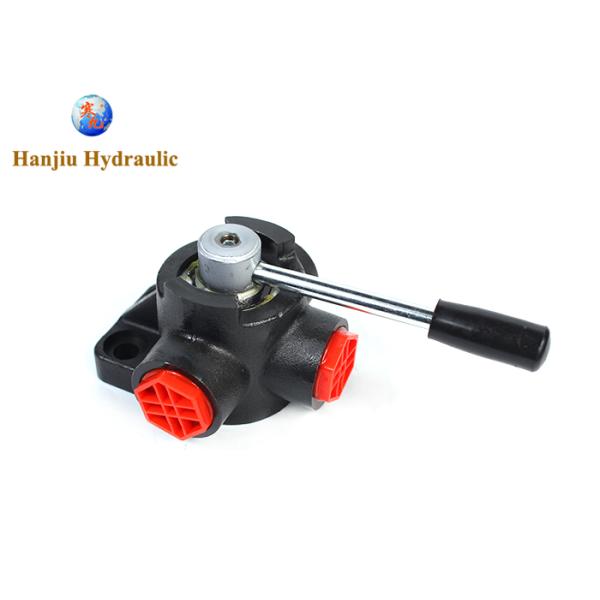Rotary Diverter Hydraulic Selector Valve 4 Way Closed Center 24 Gpm #10 Sae Ports