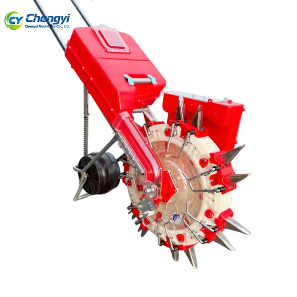 Manual Vegetable Planter Push Seed Sower with Rust-resistant Materials Precision-engineered Seed Plates and Compact Footprint