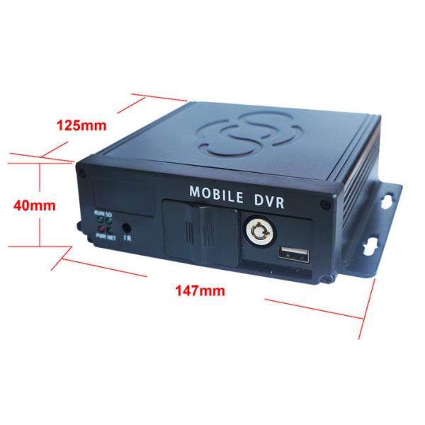 Бесплатное программное обеспечение FHD 4CH SD-карта Мобильный DVR с зарядной батареей и суперконденсатором