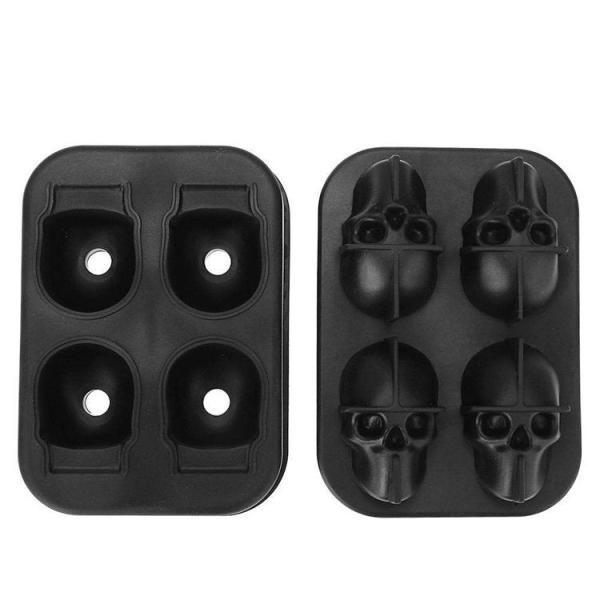 Reasonable Price Dishwasher Safe Soft Famous Food Grade BPA Free 4-ice Silicone Ice Tray Mold Bar Tool Accessories without BPA
