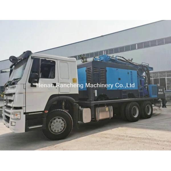 The RCF350T Truck-Mounted Water Well Drilling Rig Has A Drilling Depth Of 350 Meters