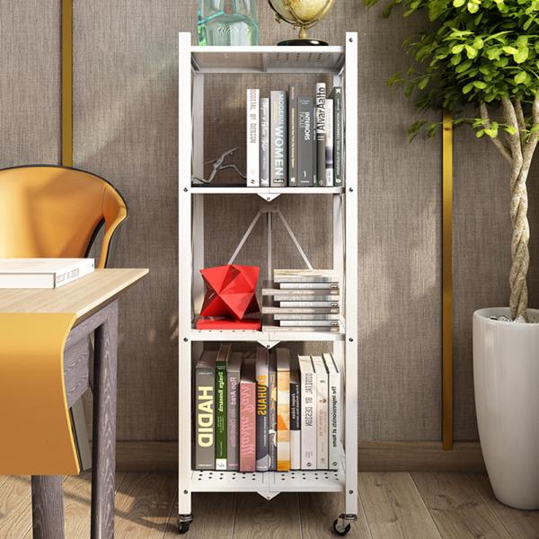 Foldable 6.3kg 86cm High Warehouse Storage Shelf