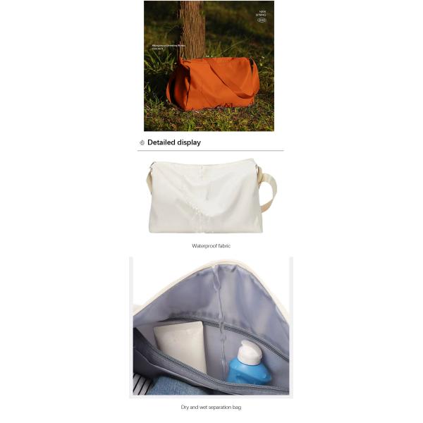 Sympathybag Waterproof Men Gym Bags Foldable Duffel Travel Bag Multiple Color