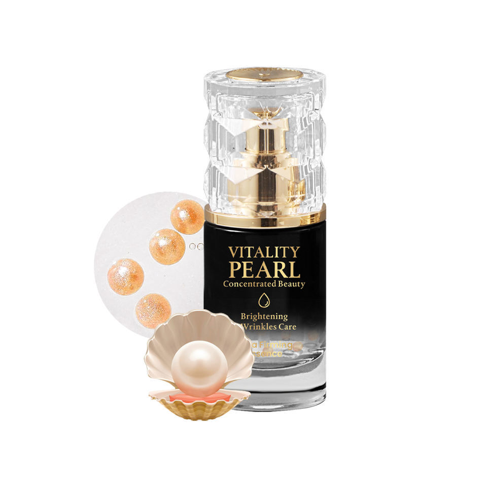 OEM ODM Korean Brand Customized Pearl Niacinamide Skincare Anti-Aging Facial Essence Set for Women Brightening Whitening Daily Facial Care