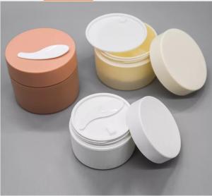 Corpo plástico geado do frasco 8oz 250ml do creme dos PP para o cosmético