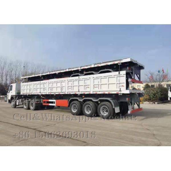 Side Lifting Heavy Duty Semi Trailer Van Cargo Box Trailer 3 Axles