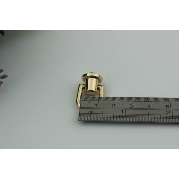 Hot products gold 10 mm metal strap buckles decorative rivets for leather handbag