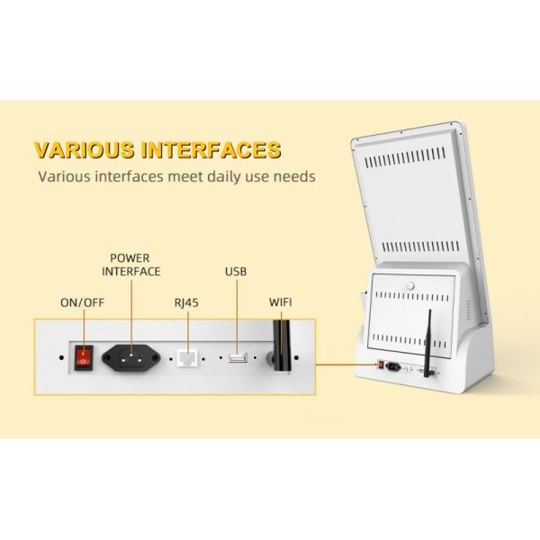 1920X1080 Resolution Metal Case Floor Standing Touch Screen Self Service Kiosk with Android OS