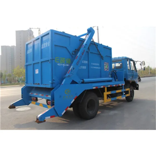 Right Hand Drive 8  ton Swing Arm Garbage Truck