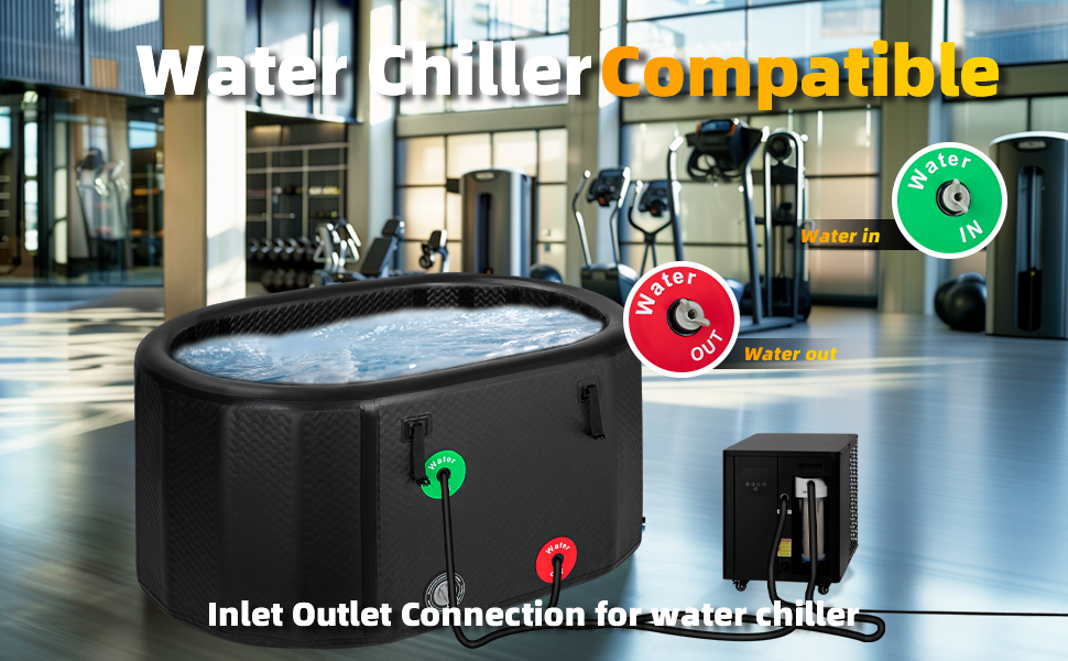 PVC Drop Stitch Logo Printed Inflatable Ice Bath Portable Ice Barrel For Athletes, Water Chiller Совместимый