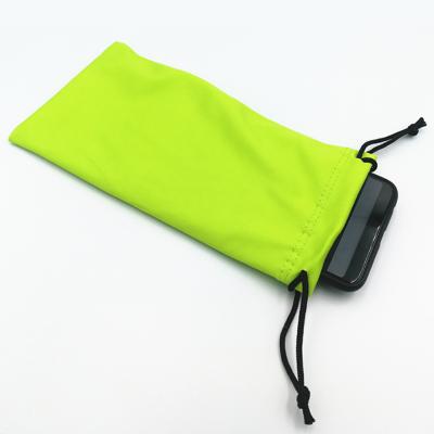 Microfiber Drawstring Pouch With Various Packing Options