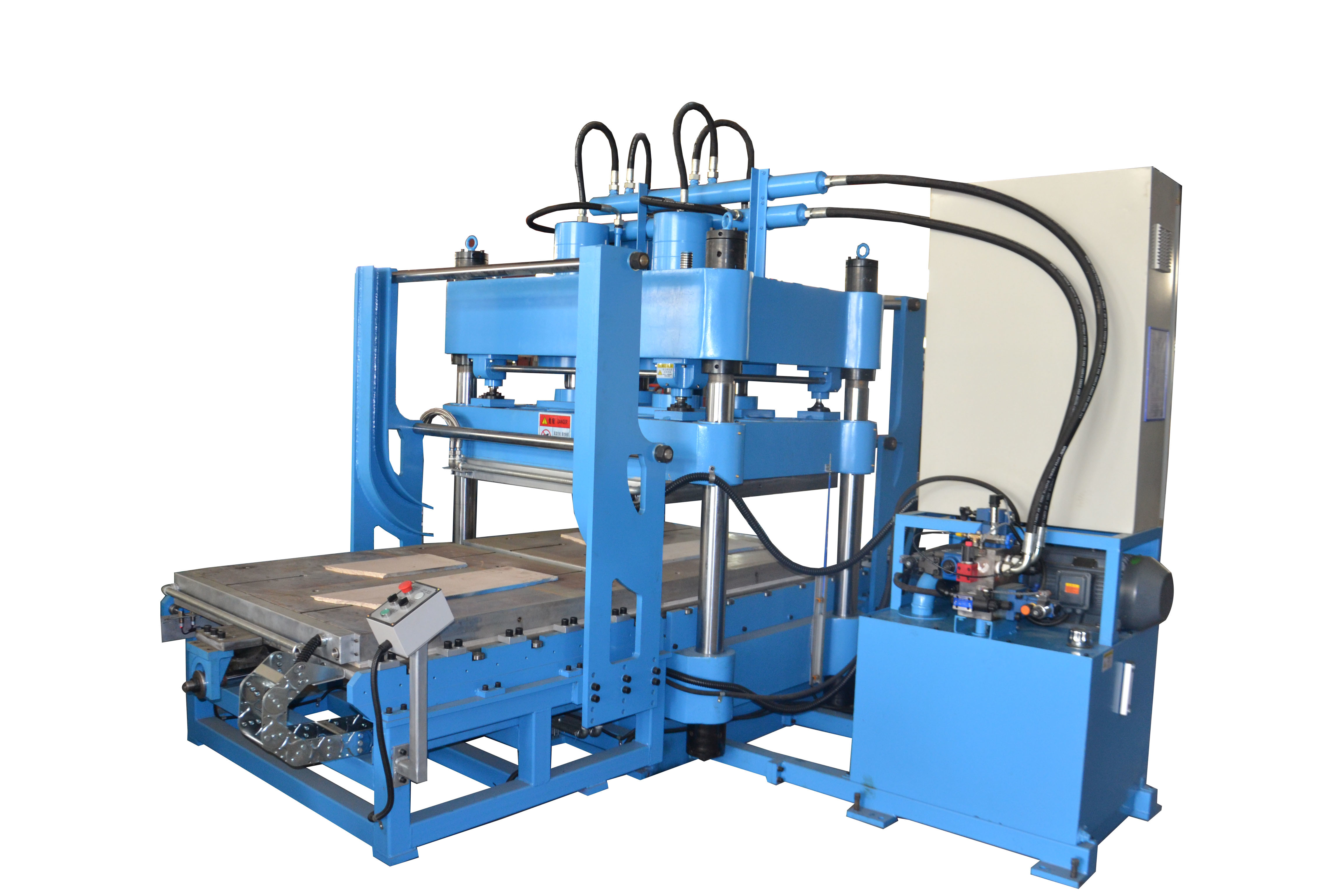 Fully Automatic  200 Ton Rubber Tiles Vulcanizing Presswith With PLC Control