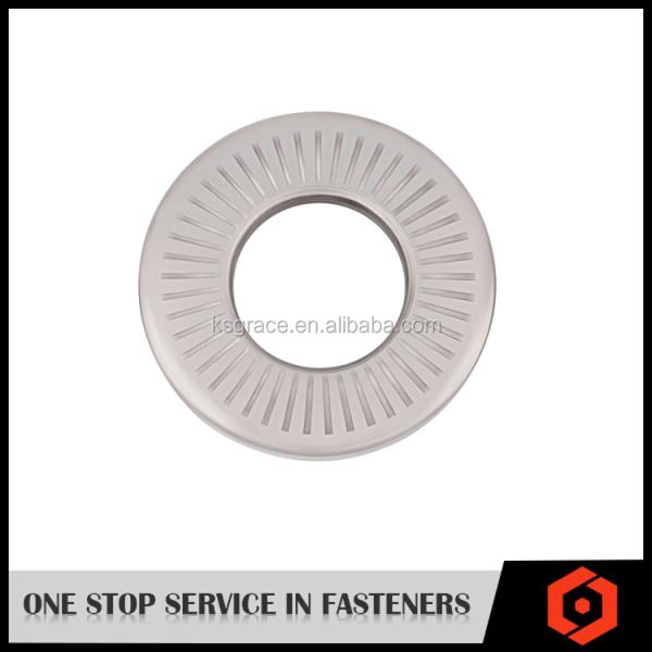 Steel Serrated Contact Safety Spring Washer DIN 9250 Double Side Serrated Lock Washers