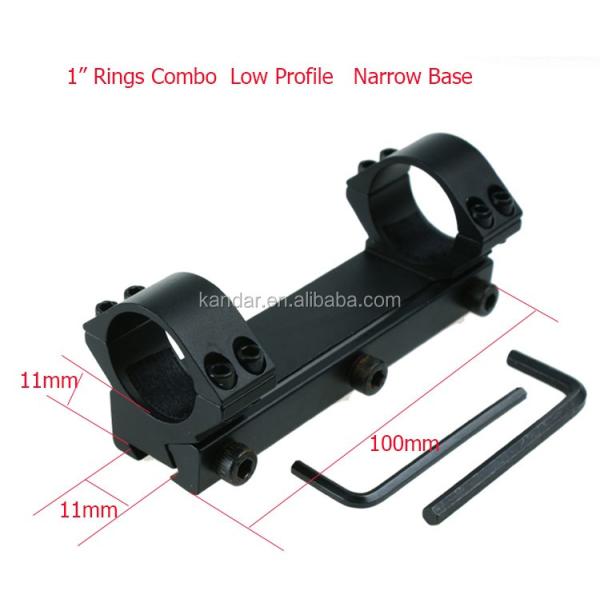Aluminium Alloy One Piece Offset Low Profile Ring 25.4mm Scope Mount L2303 for Optic Sight 1 Inch Ring