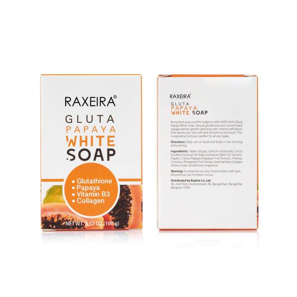 OEM Glutathione Papaya White Organic Handmade Soap Skin Brightening Dark Spots Removal