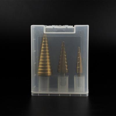 O bocado da etapa de 3 PCS ajustou bocados de broca do cone da etapa do pagode