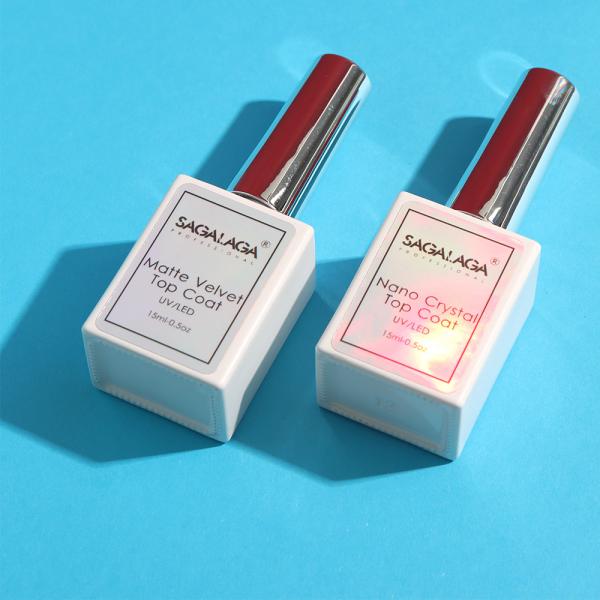 85G Long Lasting Soak Off Super Shiny Top Coat No Clean Uv Gel Top Coat for Manicure and Pedicure Material Type Free