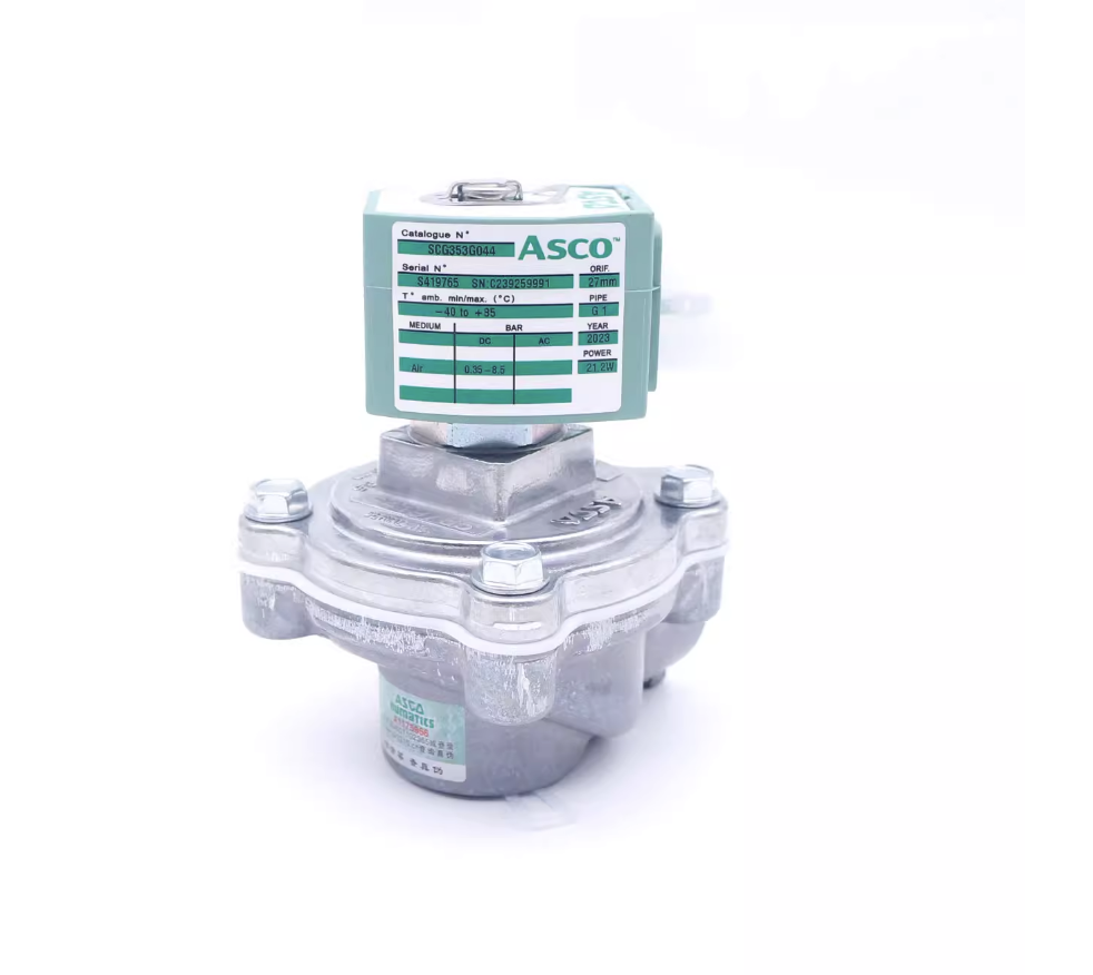 ASCO SCG353G047 SCG353G050 SCG353G051
Jet Valves Pilot Operated Diaphragm Valve Featuring 2-1/2 Port Size Dust Collector Solenoid Valves