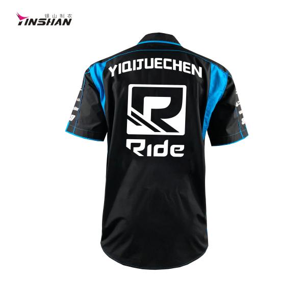 Desenhos personalizados Sublimados Equipa de corrida usar camisa respirável e rápido secar roupas esportivas