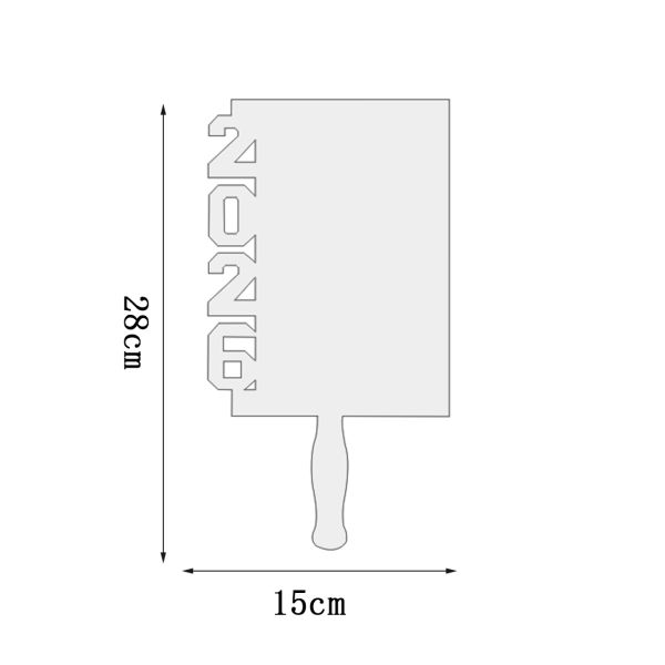 Custom Wood Frames Fan Shape Sublimation Blank MDF 2026 Grad Photo Frame