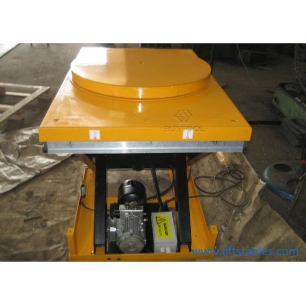 Приведенная в действие моторизованная вращая платформа этапа таблицы подъема 100kg паллета роторная круглая 360 градусов