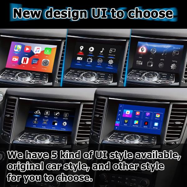 Android 13 Navigation Car Video Interface Support Waze / Youtube For Infiniti QX70 / FX50 FX35 FX37