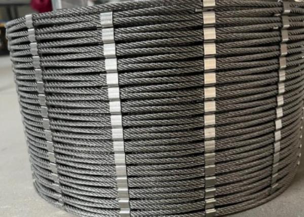 2.0mm Balustrade Mesh câble en acier inoxydable Ferrule Mesh corde