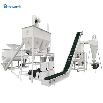 1000-5000kg/h Wood Pellet Making Machine Whole Set Wood Mill Production Line