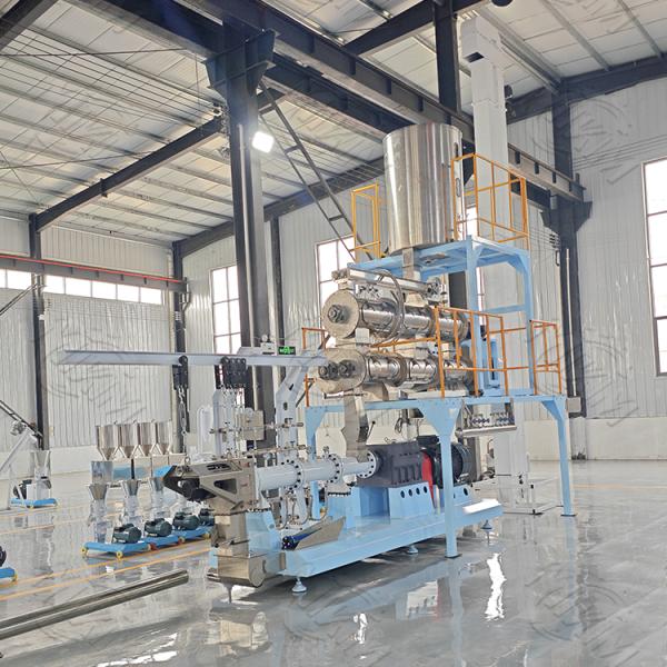 Feed Pellet Extruder Twin Screw Pet Food Extruder Machinery with CE Approved