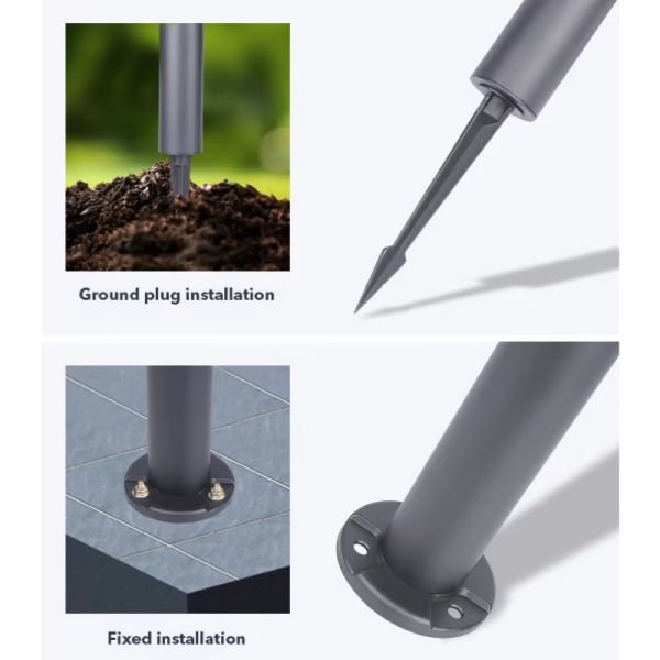 Motion Sensor Solar Lawn Lights - Auto-On/Off Waterproof LED Garden Path Lights