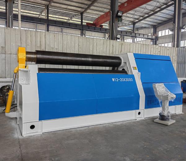 W12-20*2000 PLC Control CNC Hydraulic Bending Machine Carbon Steel 20mm 4 Roller