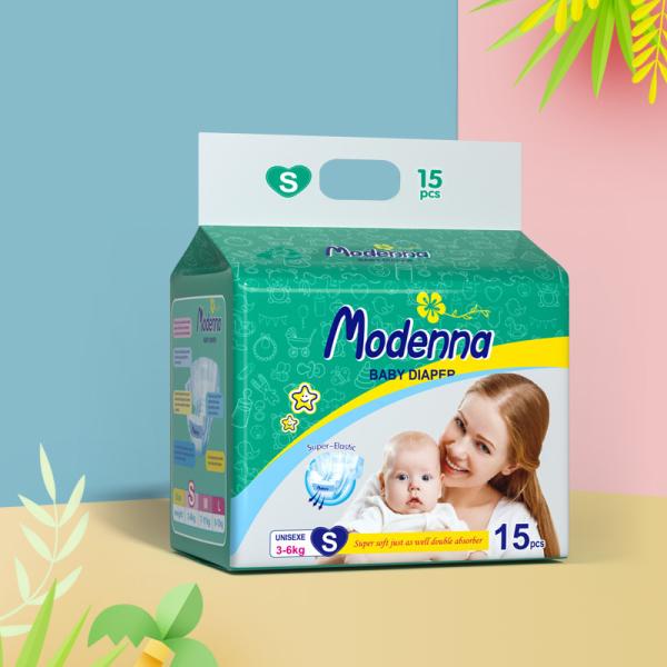 Fraldas descartáveis recém-nascidas biodegradáveis de Eco do tecido descartável macio do bebê do algodão