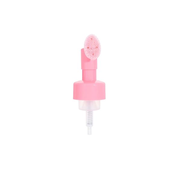 40MM 42MM Silicone Brush Foam Pump Dispenser with Leak Proof and Recyclable Design for Luxury Hand Soap and Skincare