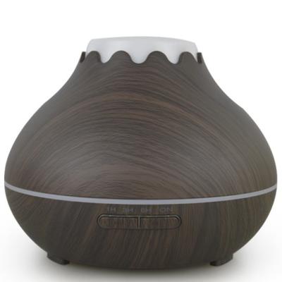 13W 400ml Cool Mist Wood Grain Diffuser Color Changing Led DITUO