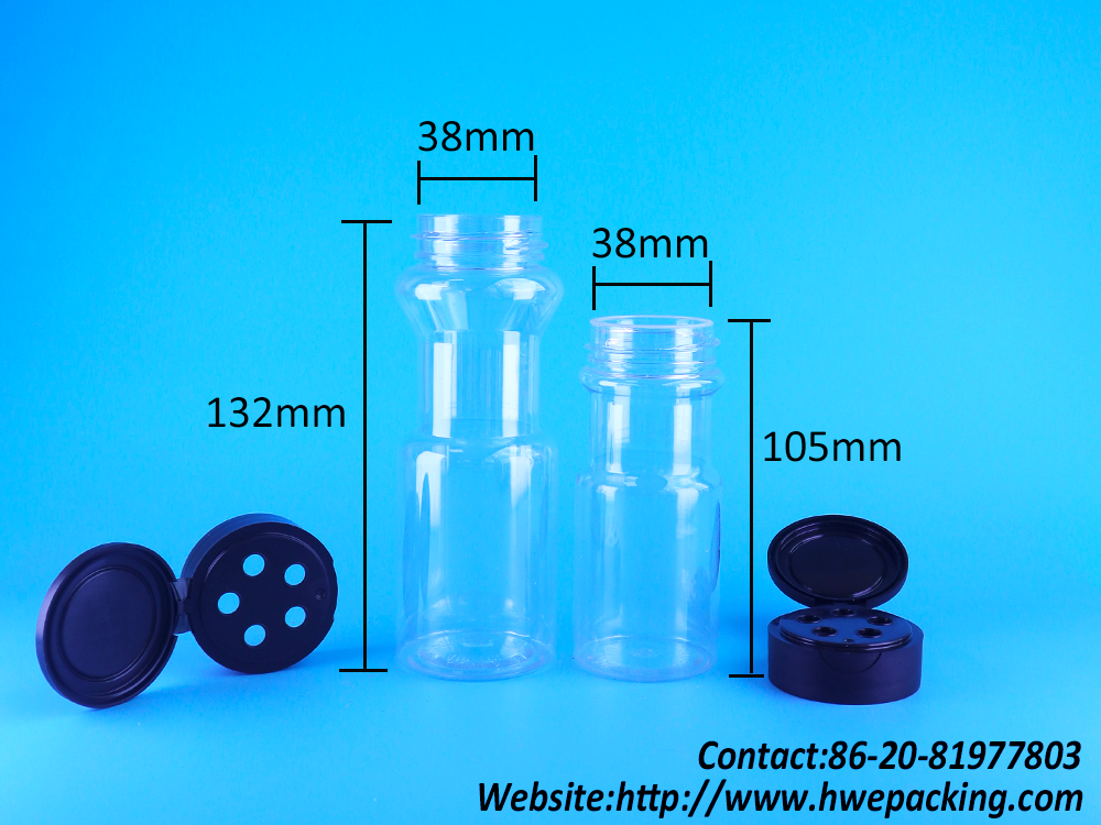 PET Jar For Curry Powder Chilli Powder And Dry Seasoning Mix Packaging