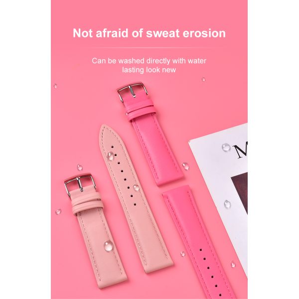 Women's Lively Genuine Leather Watch Strap