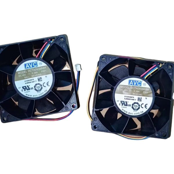Original New DCTA0938B8H Industrial AVC Fan DC 48V 0.38A 92mm AVC Cooling Fan for Variable Frequency Drivers