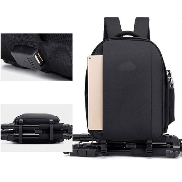 Custom Logo Waterproof Outdoor Travel Durable Camera Bag Backpack