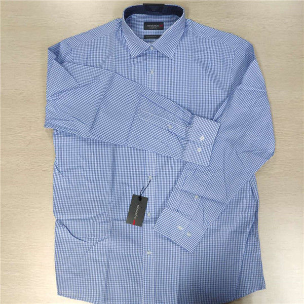 Yarn Dyed Stylish Casual Shirts 60% Cotton 40% Polyester Support For Custom
