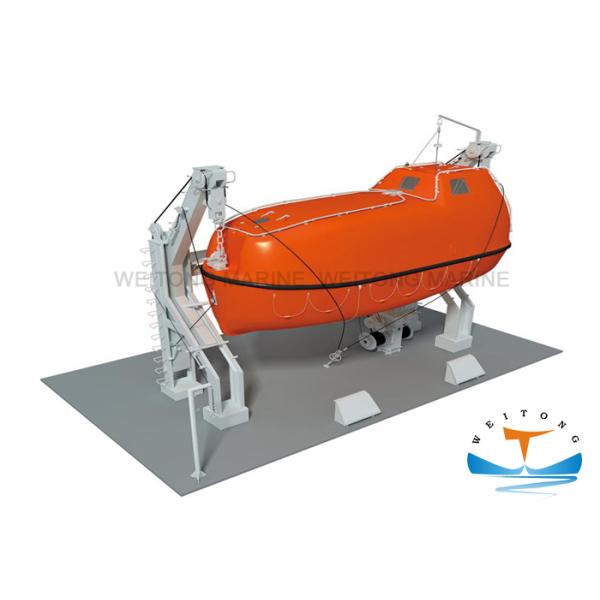 CCS Approval Life Raft Davit Launch , Boat Davit Crane 28-45kn Hoisting Load