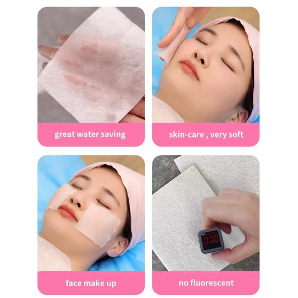 200 pcs/paquete de algodón ecológico para cosméticos