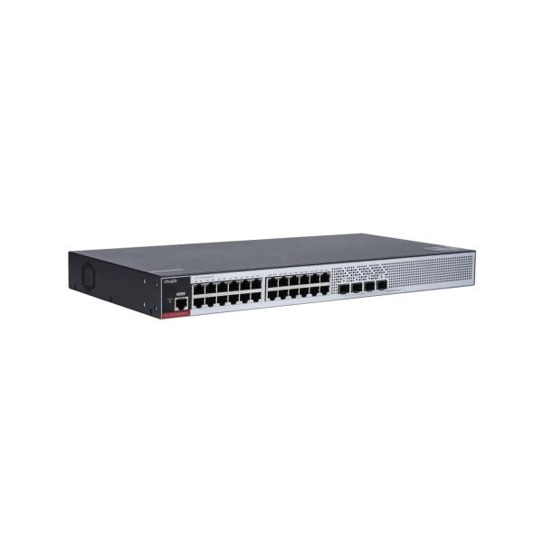 Ruijie Switch RG-S2910-24GT4XS-L 24 puertos Gigabit + 4x10G SFP + VSU Virtualización de seguridad avanzada capa 3 Switch administrado