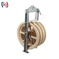 Ferramentas de corda de linha de transmissão com condutor em conjunto Bloco de poleia de 822 mm de diâmetro