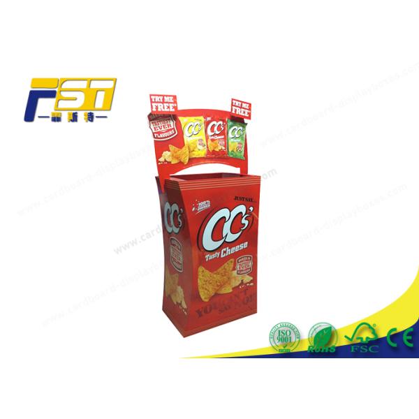 Recycle Sturdy Cardboard Dump Bin Displays Durable Retail For Candy Foods