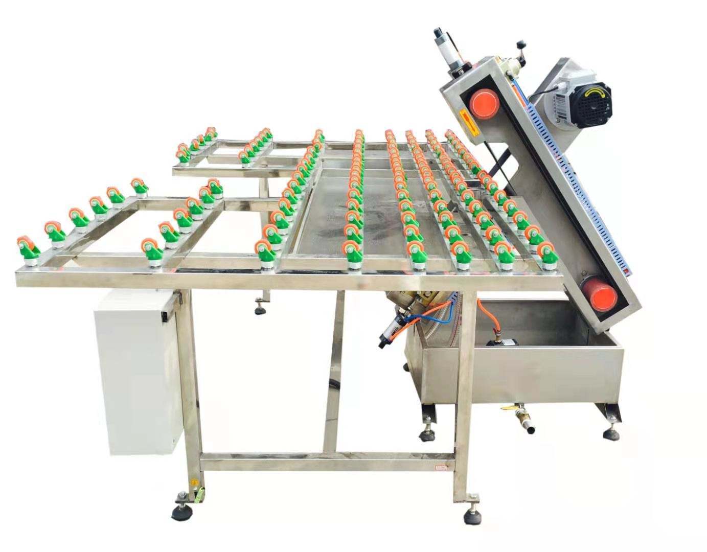 Manual Glass Edge Grinding Machine with Abrasive Belts Designed for Glass Processing Machinery