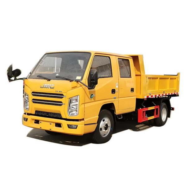 Customized JMC Brand Small Cheap Price 4*2 Special Dump Truck With One Half Cabins