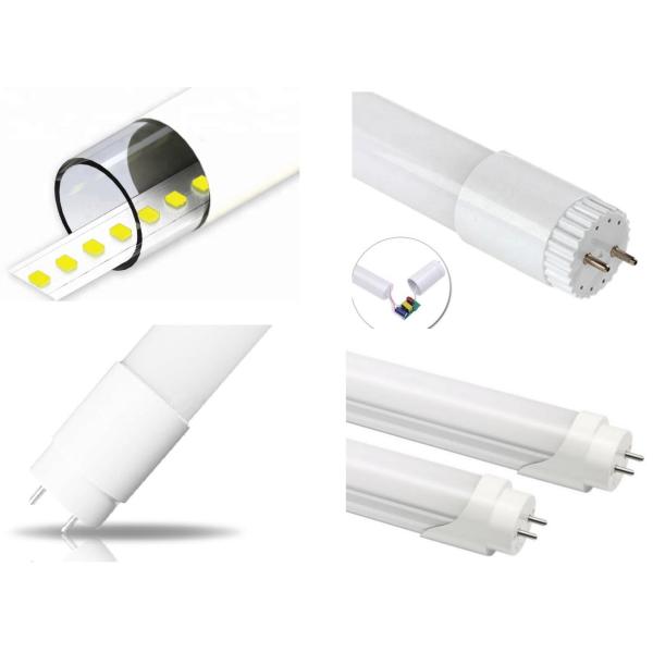 100lm/W Led Tube Light Bulbs Cri80 Ac85-265v 60cm 120cm 150cm