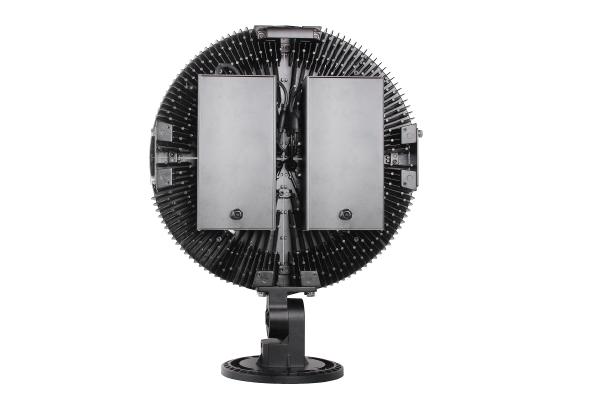 140 Lumen LED Sports Ground Floodlights , Round LED Flood Lights Black Colour