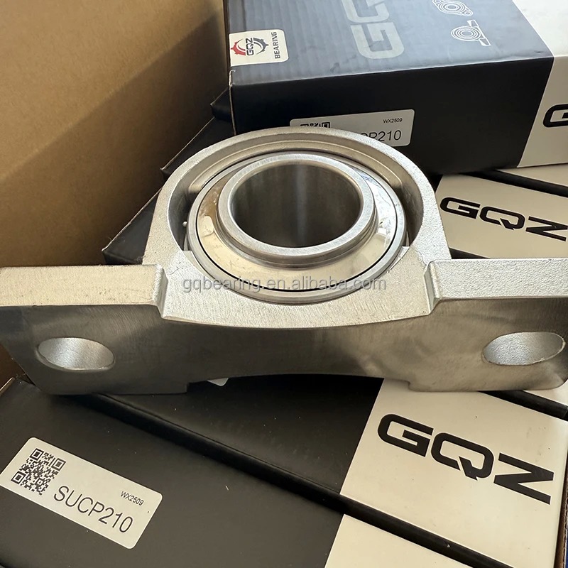 GQZ Premium SUCP 320 Food Grade Waterproof Stainless steel  Pillow Block Bearing For Wet Production Line Machinery Parts